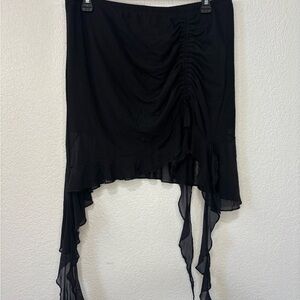 SHEIN Black Asymmetrical Skirt